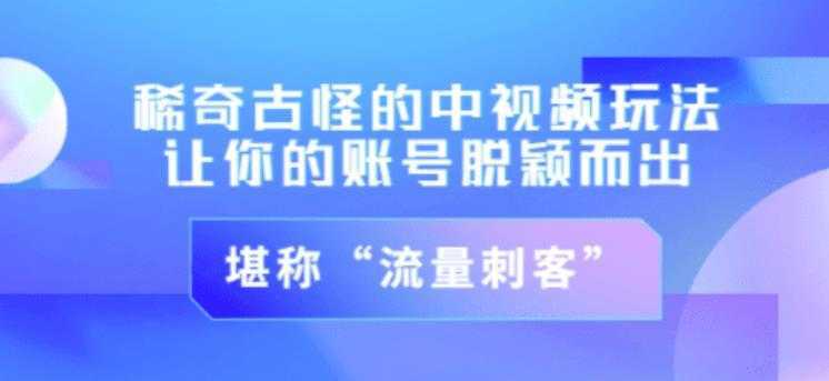 不讲李·稀奇古怪的冷门中视频冷门玩法，让你的账号脱颖而出，成为流量刺客！（图文+视频）-创业资源网