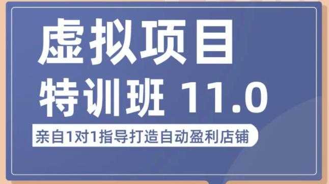 陆明明·虚拟项目特训班（10.0+11.0），0成本获取虚拟素材，0基础打造自动盈利店铺-创业资源网