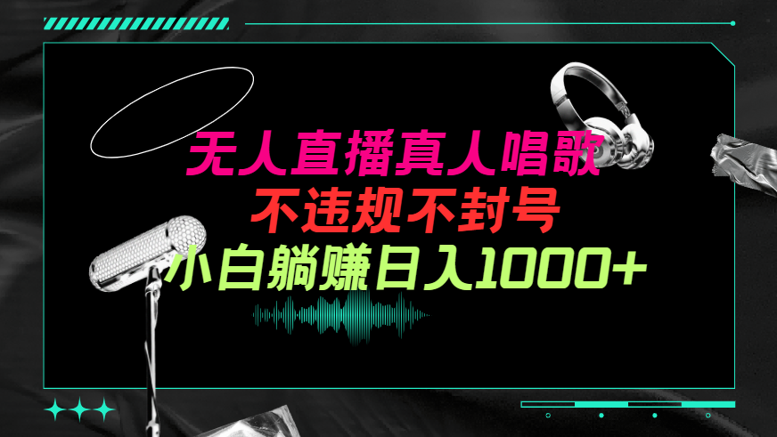 (9622期）抖音视频24钟头无人直播歌曲，不违规，防封号纯撸抖币，新手实际操作当日日入1000-创业资源网
