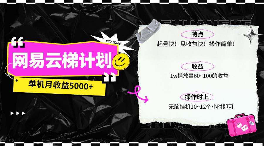 全新网易游戏梯子方案电脑版网页，单机版月盈利5000 ！可变大实际操作-创业资源网