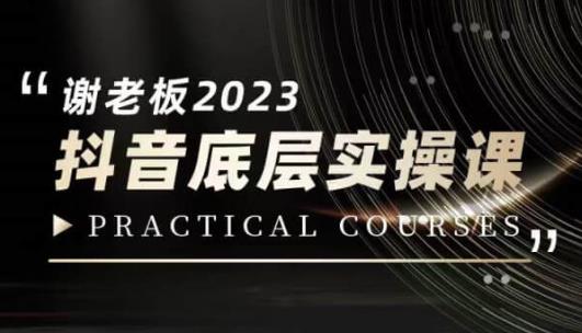 蟹老板·2023抖音短视频底层实操课，打造小视频底层认知-创业资源网