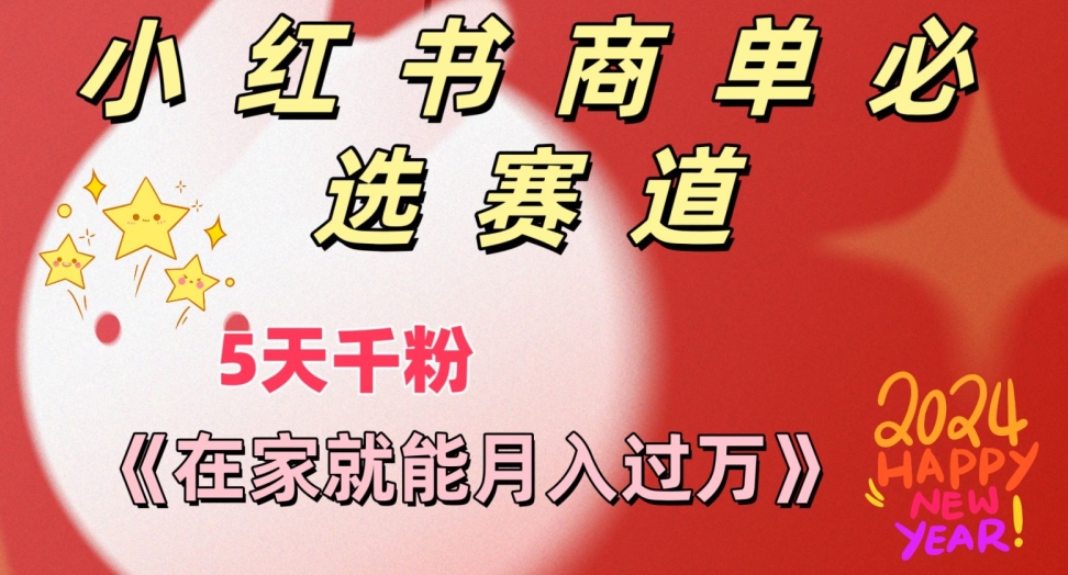 做小红书商单，一定要选这个赛道，互动率非常高，在家就能月入过万-创业资源网