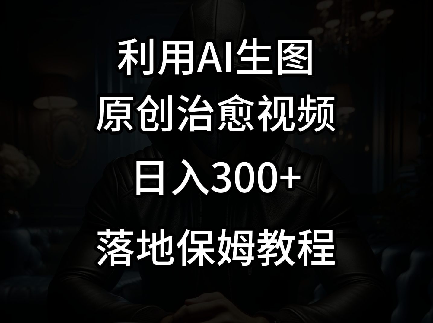 抖音最新爆品新项目，痊愈短视频，只靠一张图日入300-创业资源网