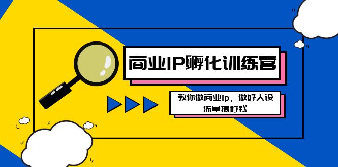 商业服务IP卵化夏令营新版本，手把手带你商业服务Ip，搞好人物关系，总流量做好钱-创业资源网