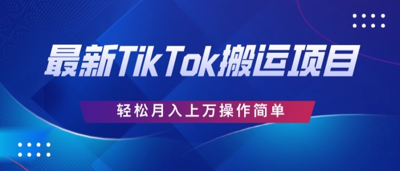 史上最牛简易，运送TikTok厉史，去重复后轻轻松松月赚万余元-创业资源网