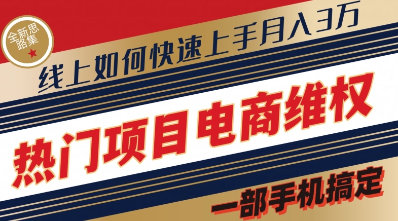 热门产品电子商务法律维权全新升级构思集，一部手机解决【仅揭密】-创业资源网