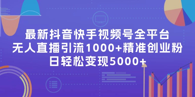 最新抖音快手视频号全平台无人直播引流1000+精准创业粉，日轻松变现5000+-创业资源网