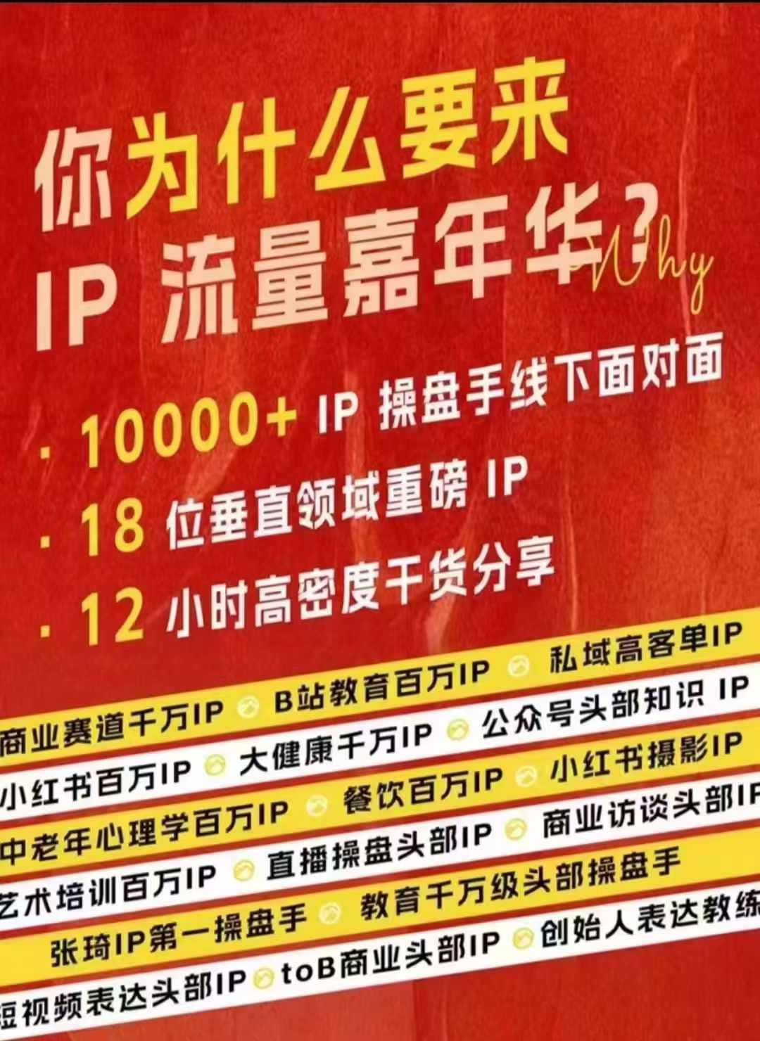 群响IP总流量嘉年华会，视频录像 IP武林2024珍藏版PPT-创业资源网