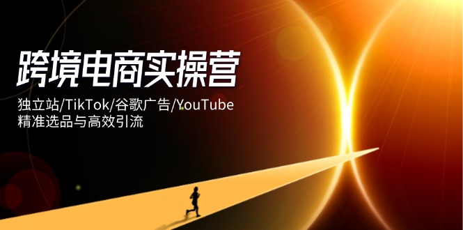 跨境电子商务实际操作营：自建站/TikTok/谷歌广告/YouTube，精确选款与高效引流方法-创业资源网
