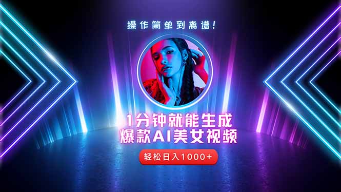 2025年最牛第二职业：用AI拍短视频，从零开始推出爆款账户！-创业资源网