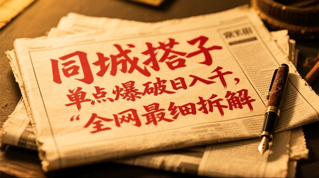同城网搭子群19.9单点爆破日入千，搭子约局月入万，各大网站较细拆卸-创业资源网