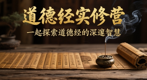 道德经全文实修营，一起探索道德经的深遂聪慧-创业资源网