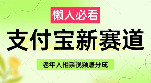 支付宝新赛道，利用老年人相亲视频，挣分成收益，轻松月入过W，操作简单-创业资源网
