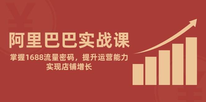 阿里巴巴实战课：掌握1688流量密码，提升运营能力，实现店铺增长-创业资源网
