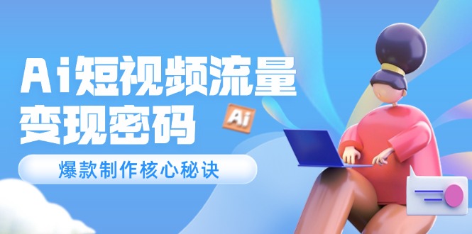 Ai自媒体流量登陆密码，爆品制做关键窍门，120万实例深度解读-创业资源网