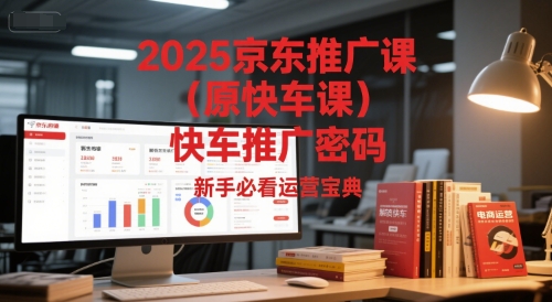 2025京东推广课解锁京东快车推广密码，新手必看运营宝典-创业资源网