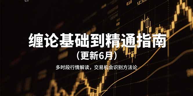 缠论基础到精通指南多时段行情解读，交易机会识别方法论-创业资源网