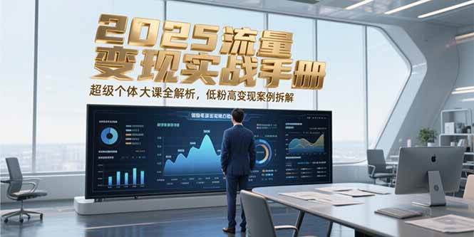 2025流量变现实战手册，超级个体大课全解析，低粉高变现案例拆解-创业资源网