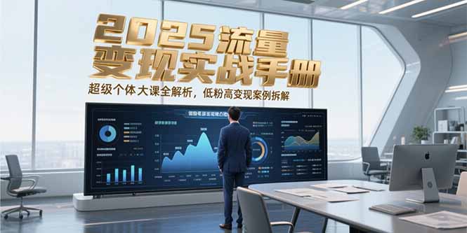 2025流量变现实战手册，超级个体大课全解析，低粉高变现案例拆解-创业资源网