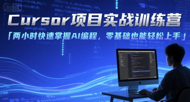 Cursor项目实战训练营，两小时快速掌握AI编程，零基础也能轻松上手-创业资源网