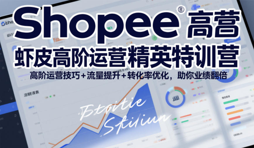 Shopee虾皮高阶运营精英特训营，高阶运营技巧+流量提升+转化率优化，助你业绩翻倍（更新26年9月）-创业资源网