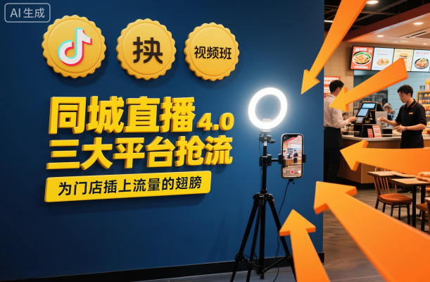 同城直播实操班4.0，三大平台抢流，为门店插上流量的翅膀-创业资源网