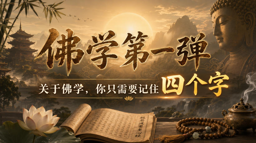 付费文章：佛学第一弹，关于佛学，你只需要记住四个字-创业资源网