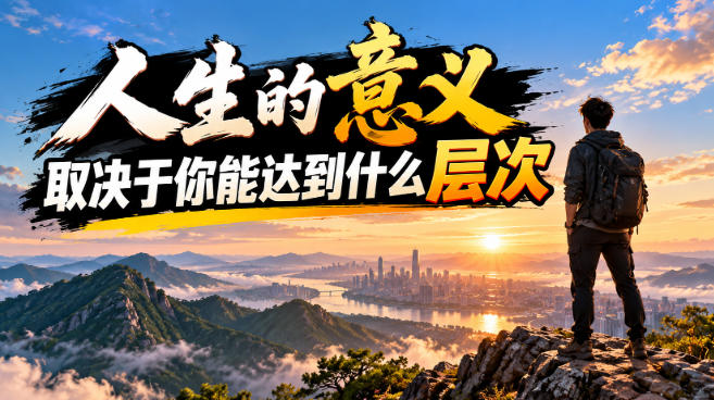 某公众号付费文章：人生的意义，取决于你能达到什么层次-创业资源网