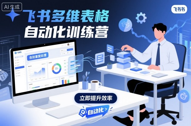 飞书多维表格自动化训练营，手把手教你告别重复处理，用多维表格开启高效办公新模式-创业资源网