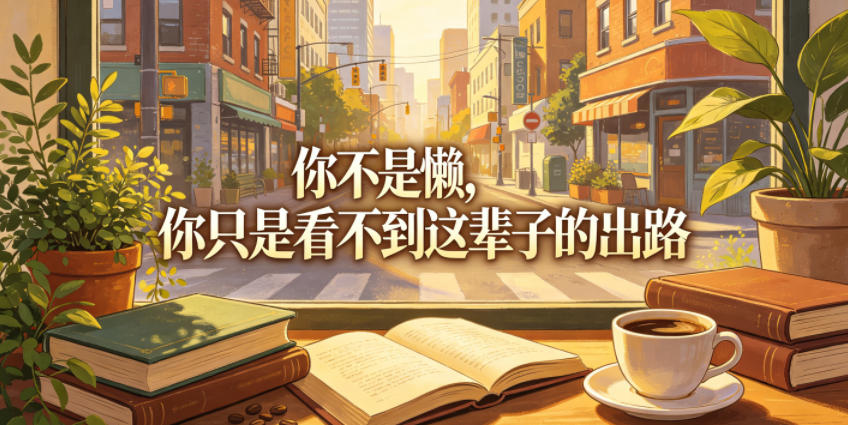 付费文章：你不是懒，你只是看不到这辈子的出路-创业资源网
