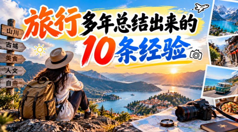 付费文章：旅行多年总结出来的10条经验-创业资源网