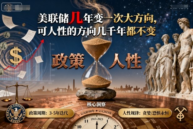 付费文章：美联储几年变一次大方向，可人性的方向几千年都不变-创业资源网