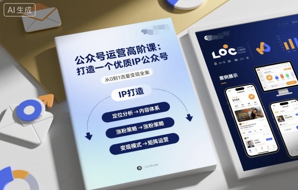 公众号运营高阶课，打造一个优质IP公众号-创业资源网