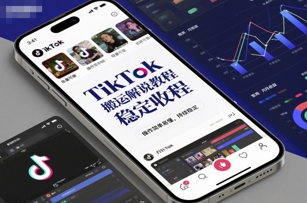 TikTok搬运解说教程，稳定收益，操作简单易懂，批量可做，持续稳定-创业资源网