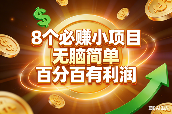 （17178期）10个必赚小项目，无脑简单，百分百有利润，副业首选，日入200+-创业资源网