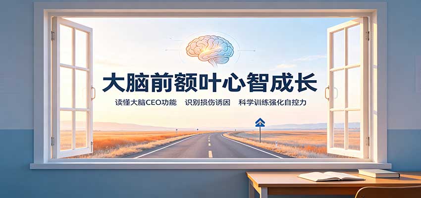 大脑前额叶心智成长：读懂大脑CEO功能，识别损伤诱因，科学训练强化自控力-创业资源网