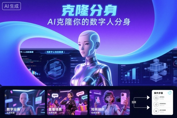 AI数字人认知实操课，克隆你的数字人分身-创业资源网