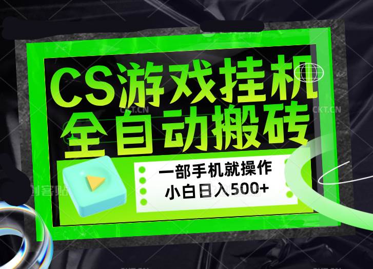 （17876期）CSGO游戏挂机捡漏搬砖，超稳定的项目，带领1000+小白实现日入500+，数据可视频验证-创业资源网