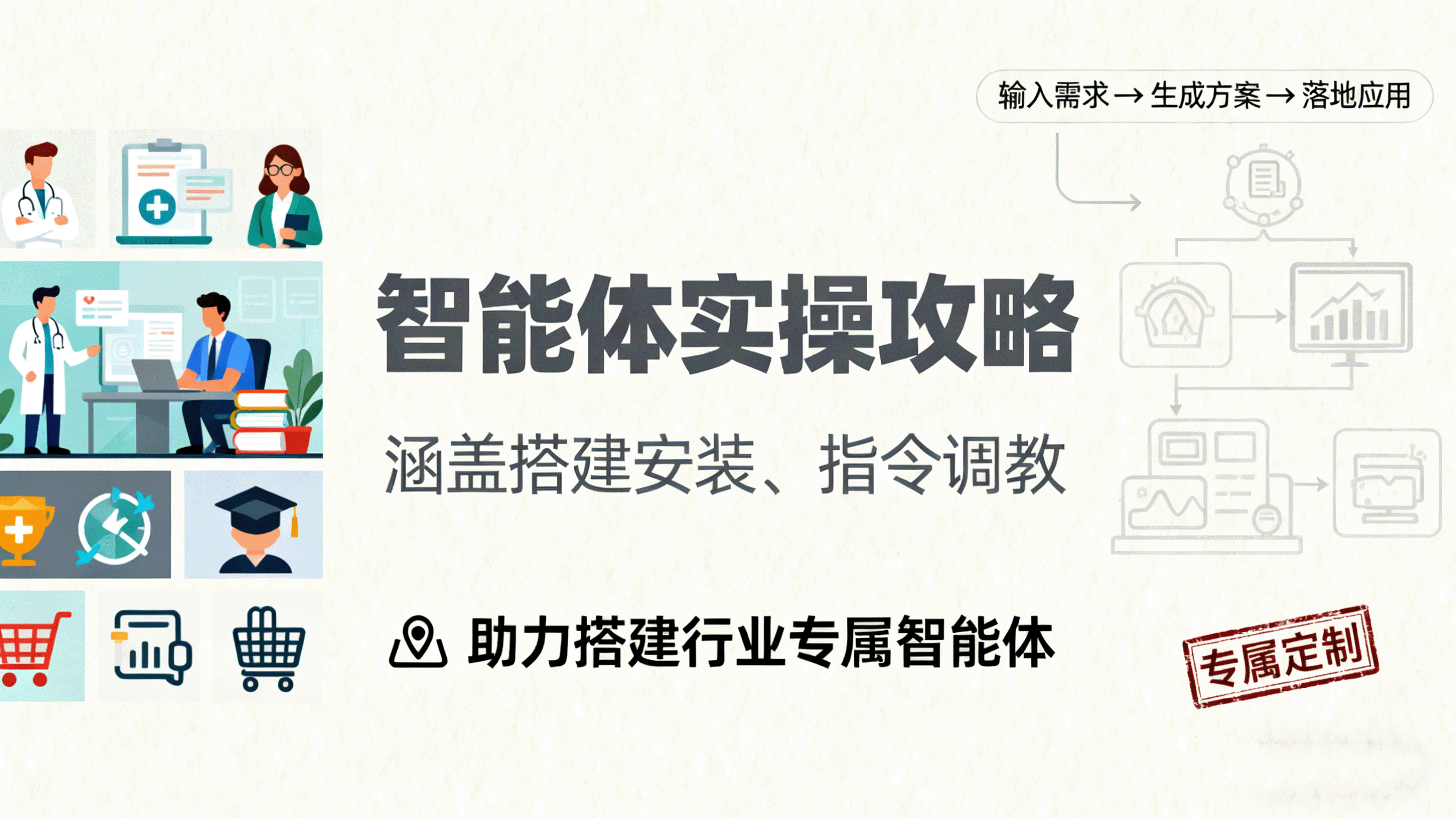 智能体实操攻略：涵盖搭建安装、指令调教，助力搭建行业专属智能体-创业资源网