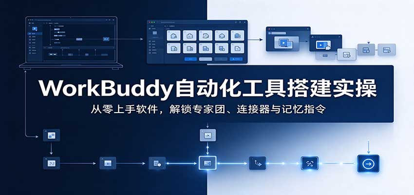 WorkBuddy自动化工具搭建实操：从零上手软件，解锁专家团、连接器与记忆指令-创业资源网