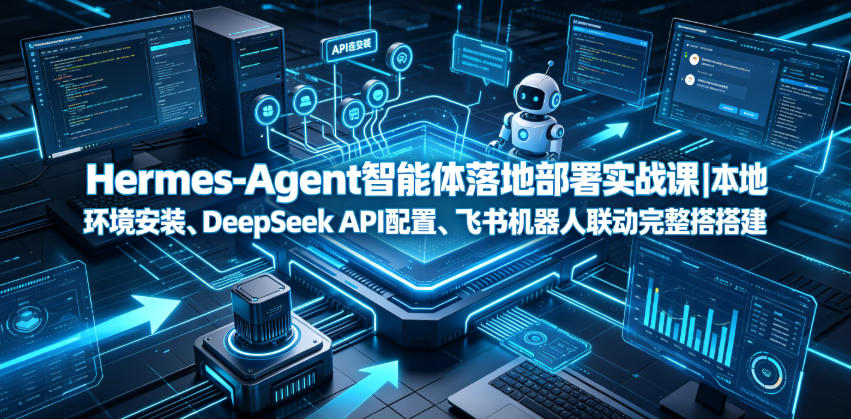 Hermes-Agent智能体落地部署实战课｜本地环境安装、DeepSeek API配置、飞书机器人联动完整搭建教程-创业资源网