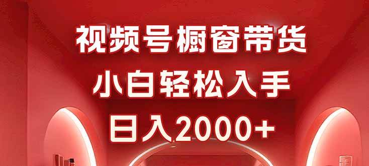 （16248期）视频号橱窗带货，小白轻松入手，日入2000+-创业资源网