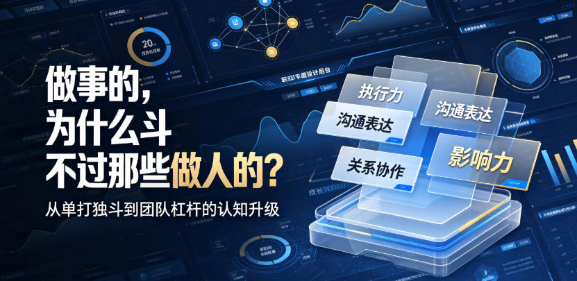 付费文章：做事的，为什么斗不过那些做人的？-创业资源网