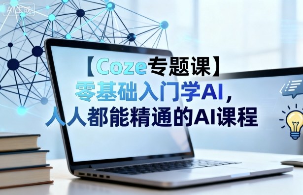【Coze专题课】零基础入门学AI，人人都能精通的AI课程-创业资源网