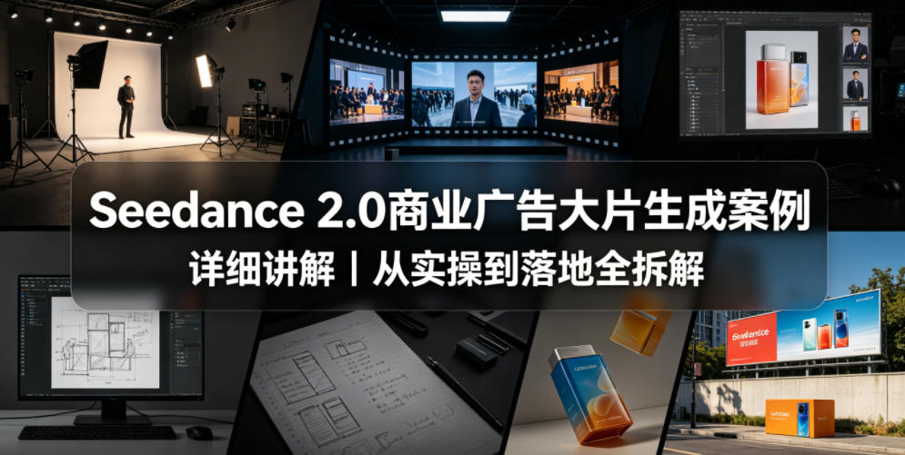 Seedance 2.0商业广告大片生成案例详细讲解｜从实操到落地全拆解-创业资源网