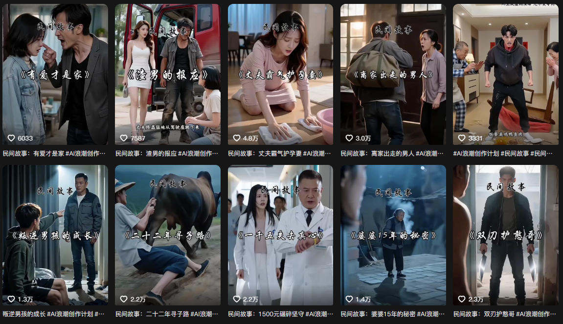 抖音93W粉丝博主老朱故事会亲授AI都市故事短视频教学，从选题到成片的全过程，小白也能够快速起号涨粉接广告变现-创业资源网