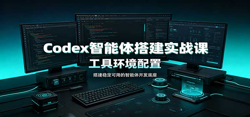 Codex智能体搭建实战课：工具环境配置，自定义技能开发，多业务自动化教学-创业资源网