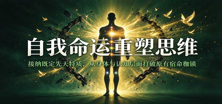 自我命运重塑思维：接纳既定先天特质，从身体与认知层面打破原有宿命枷锁-创业资源网