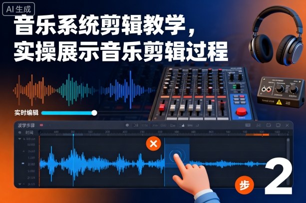 音乐系统剪辑教学，实操展示音乐剪辑过程-创业资源网