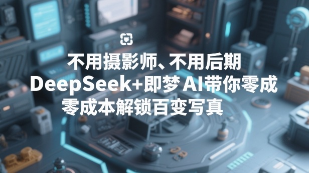 不用摄影师、不用后期，DeepSeek+即梦AI带你零成本解锁百变写真！-创业资源网